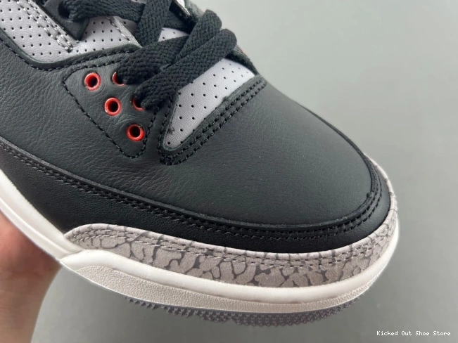Kicked Out Shoe Store 3 Black Air Cement Jordan DN3707-010 0702